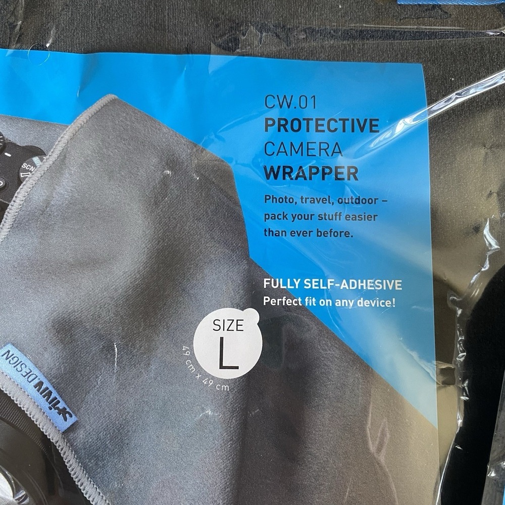 SPINN Design CW.01 Protective Camera Wrapper Lot Of 2 Sz L & M Self Adhesive New - Picture 6 of 8